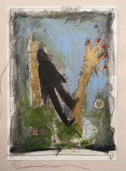 Getting In My Own Way • Mixed Media • 14 x 11 inches • $230