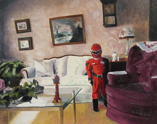 Little Defender • 8 x 10 inches • Oil on Canvas • SOLD