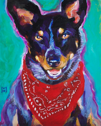 Kali • 8 x 10 inches • Acrylic on Panel • SOLD