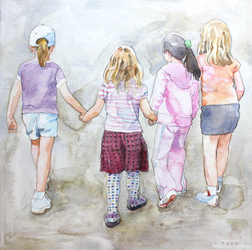 This One • 12 x 12 inches • Acrylic on Panel • SOLD